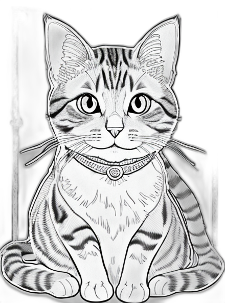 cat_1818 coloring page