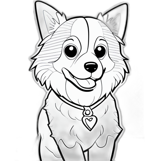 dog_0180 coloring page