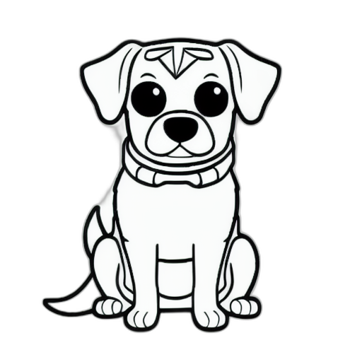 dog_6 coloring page