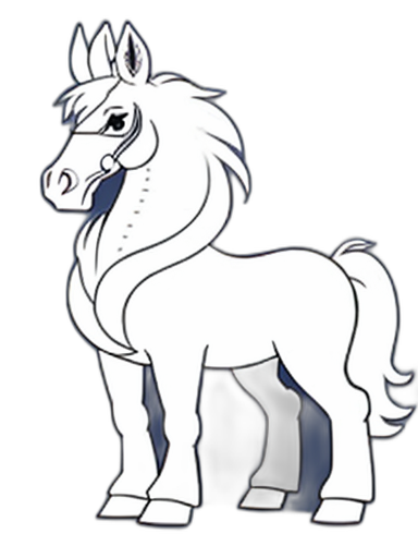 horse_01880 coloring page