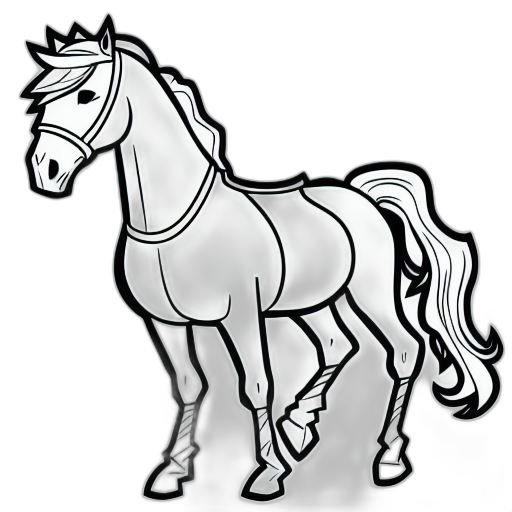 horse_1 coloring page