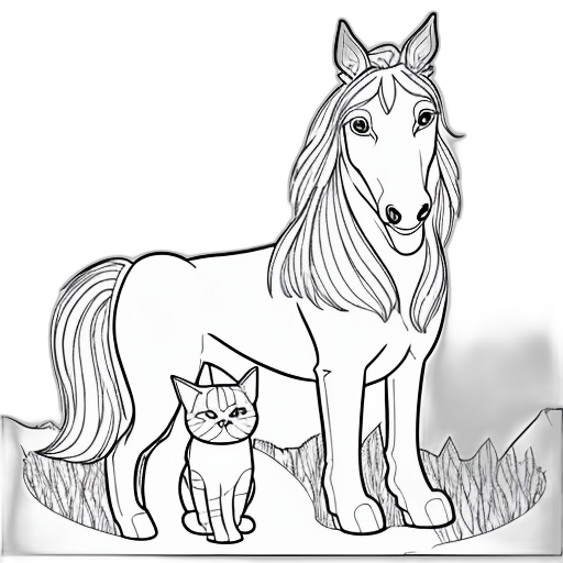 horse_3 coloring page