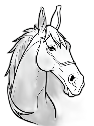 horse_9804 coloring page