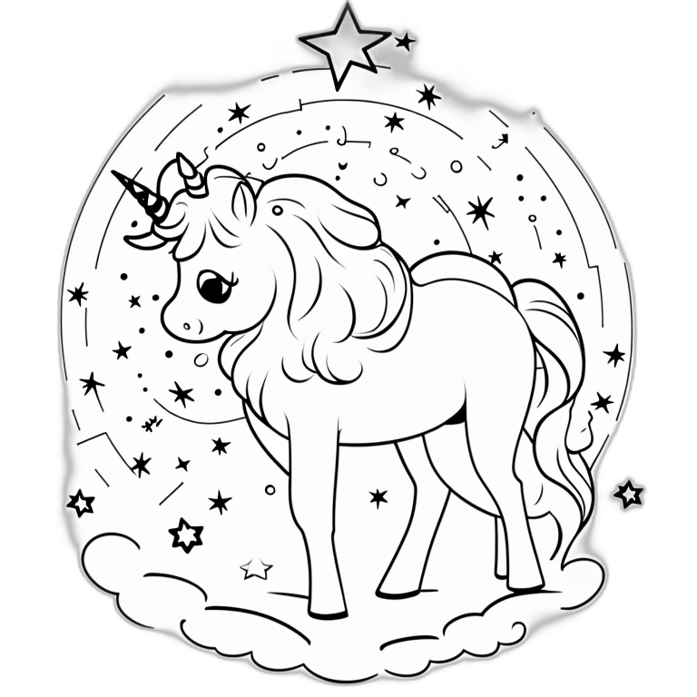 unicorn_8929 coloring page